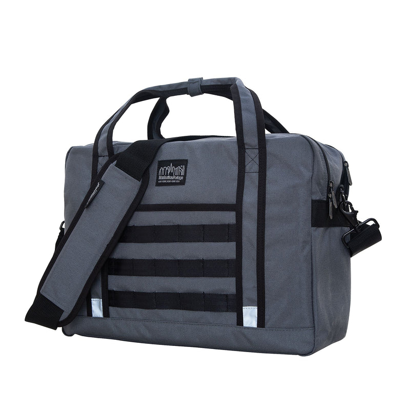 Manhattan Portage Yorkville 15" Fabric Laptop Bag, Gray (1628-BL GRY)
