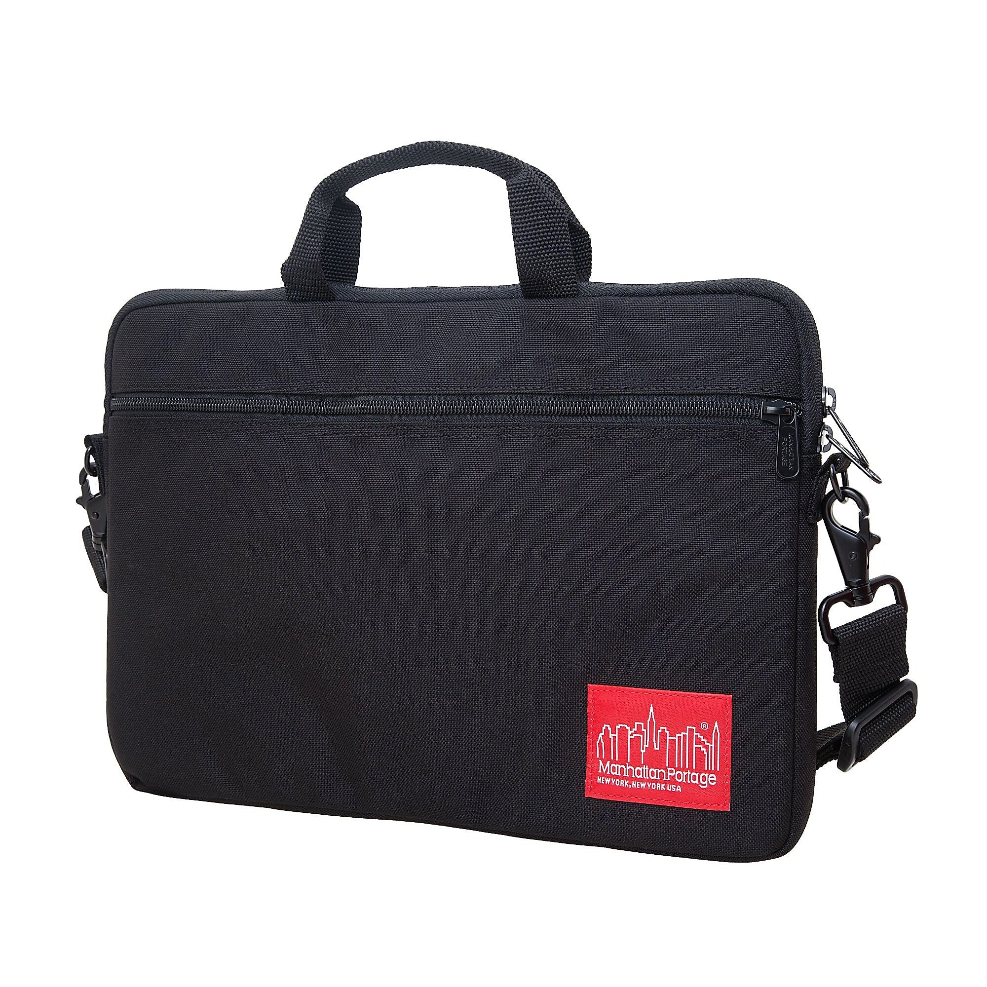 Manhattan Portage Portage 13" Nylon Laptop Sleeve, Black (1732 BLK)