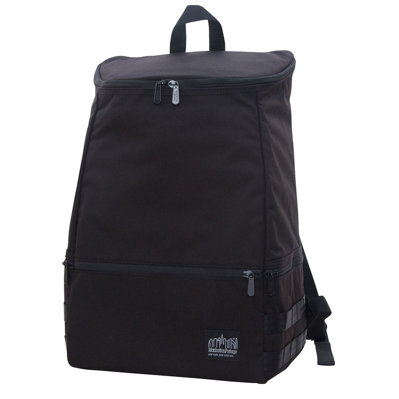 Manhattan Portage North End Laptop Backpack, Medium, Black (2211-BL BLK)