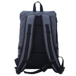 Manhattan Portage North End Laptop Backpack, Medium, Gray (2211-BL GRY)