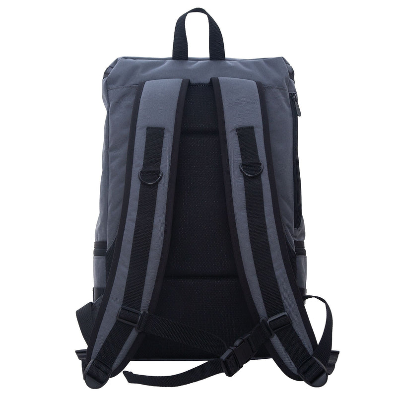 Manhattan Portage North End Laptop Backpack, Medium, Gray (2211-BL GRY)