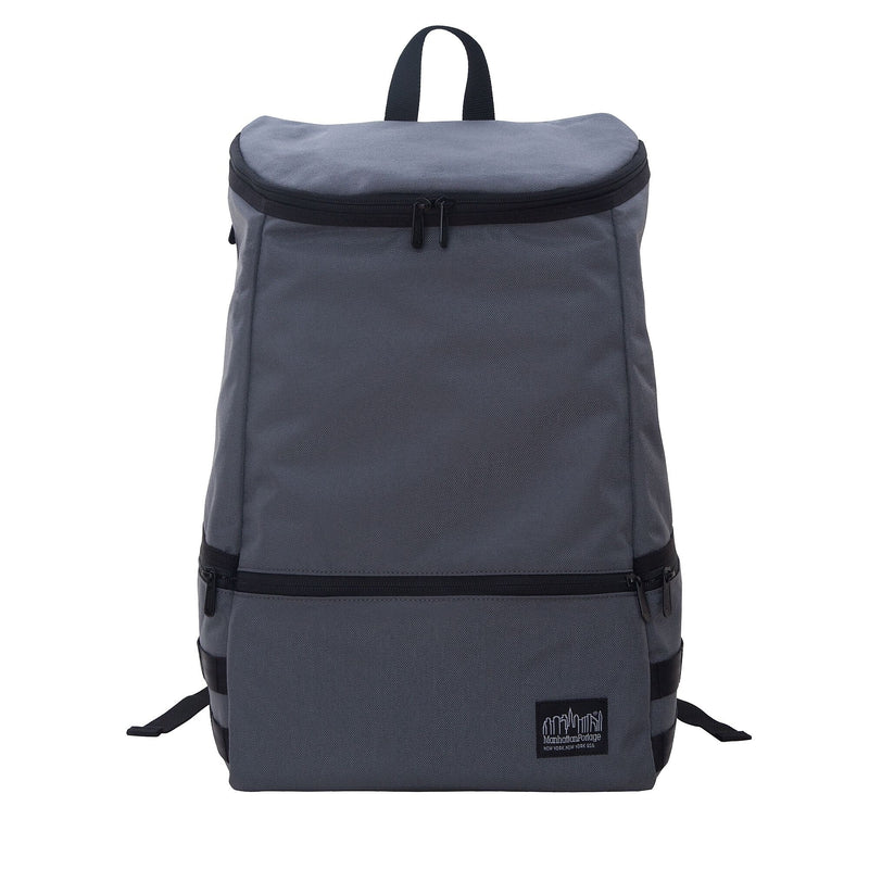 Manhattan Portage North End Laptop Backpack, Medium, Gray (2211-BL GRY)
