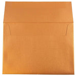 JAM Paper A8 Metallic Invitation Envelopes, 5.5 x 8.125, Stardream Copper, 25/Pack (9844)