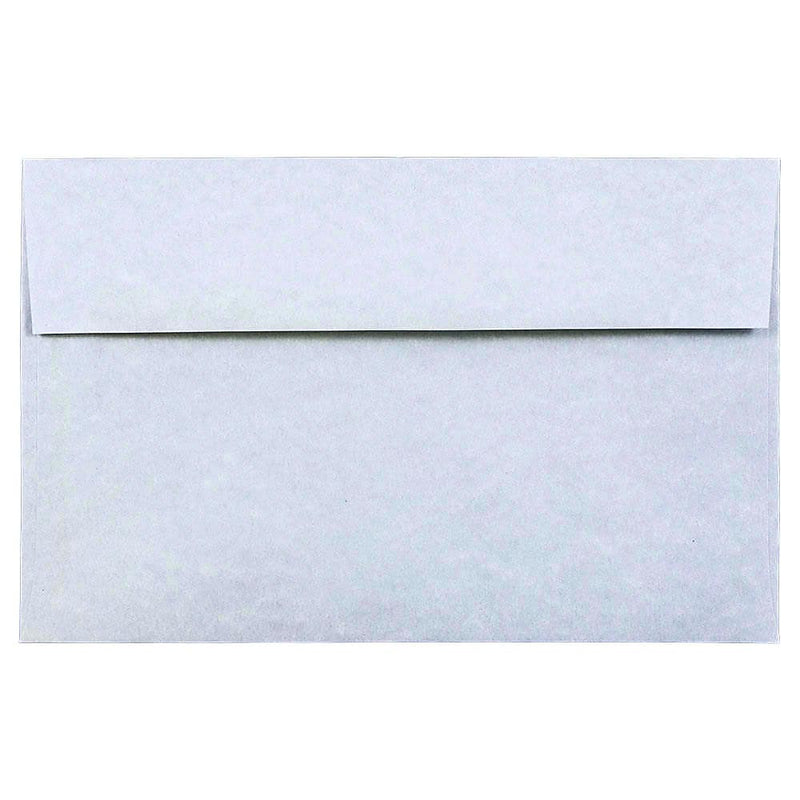 JAM Paper A10 Parchment Invitation Envelopes, 6 x 9.5, Blue Recycled, 25/Pack (10486)