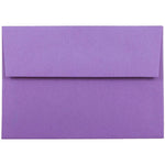 JAM Paper® Blank Greeting Cards Set, 4Bar A1 Size, 3.625 x 5.125, Violet Purple Recycled, 25/Pack (304624533)
