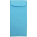 JAM Paper #10 Policy Business Colored Envelopes, 4 1/8" x 9 1/2", Blue Recycled, 25/Pack (15880)