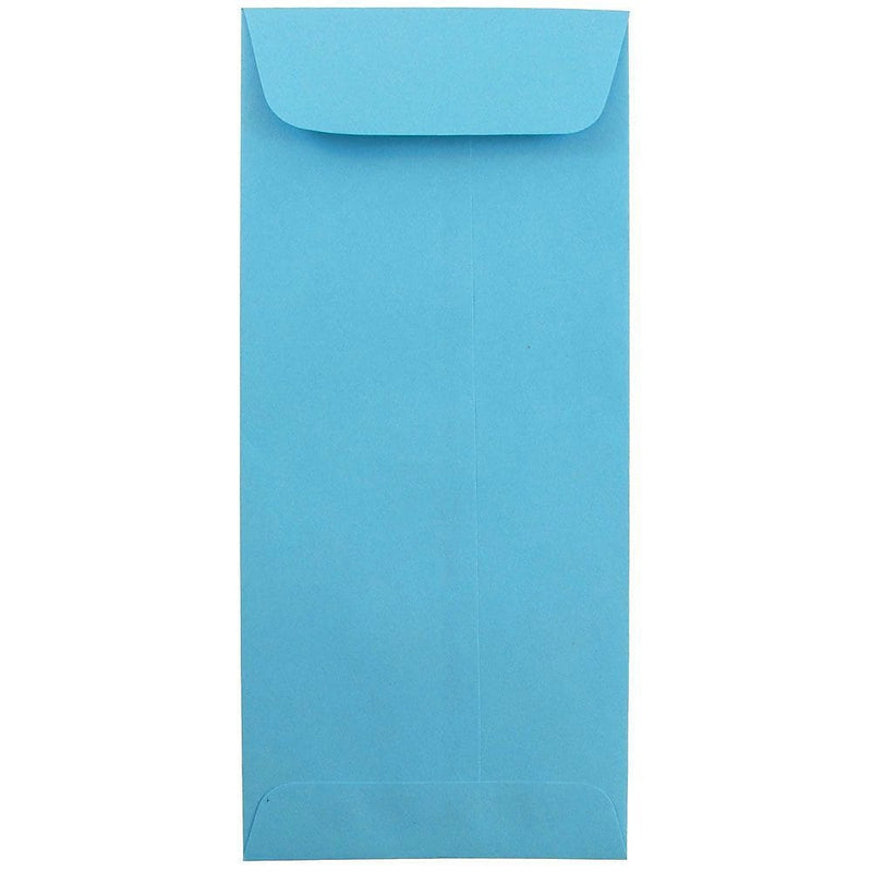 JAM Paper #10 Policy Business Colored Envelopes, 4 1/8" x 9 1/2", Blue Recycled, 25/Pack (15880)
