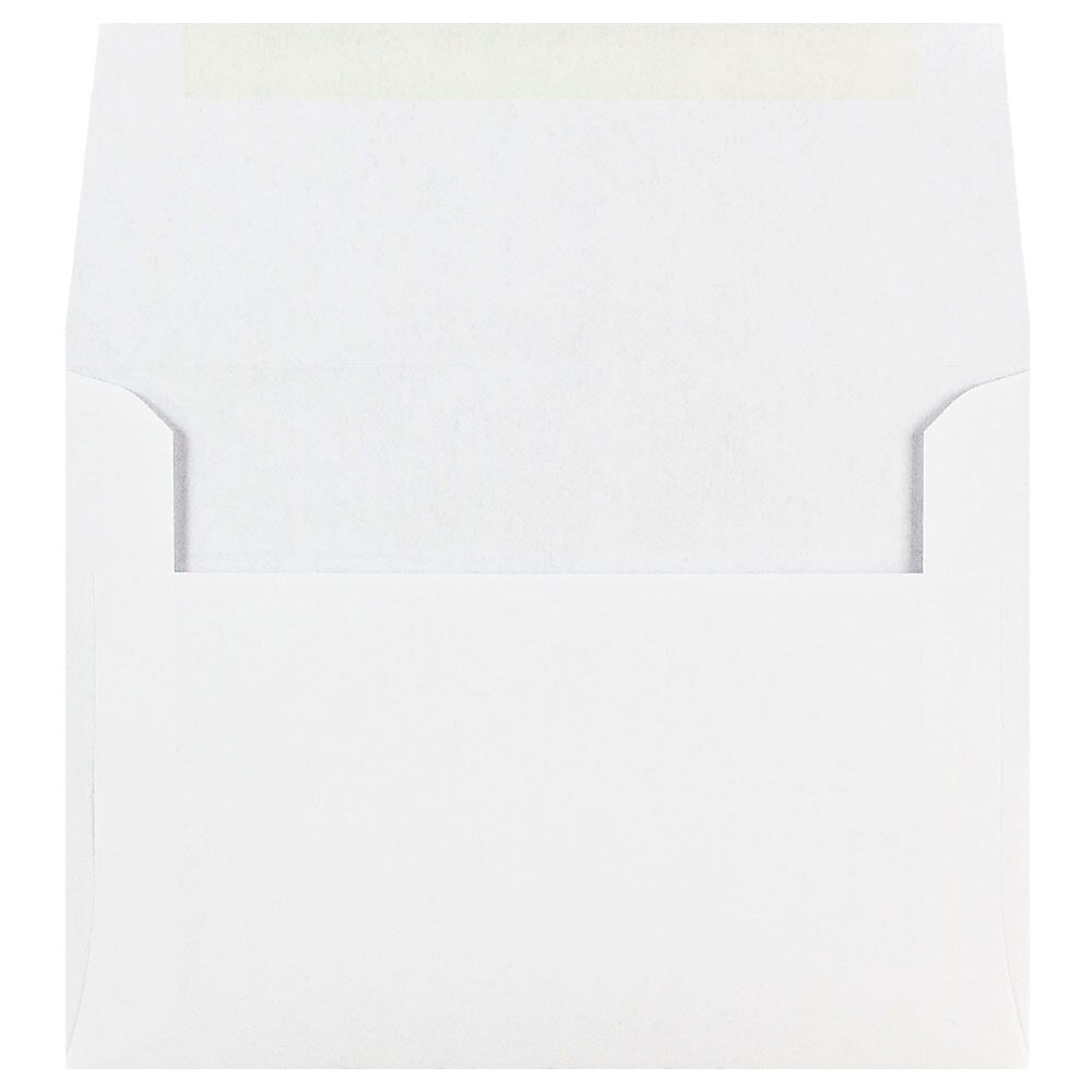JAM Paper A6 Invitation Envelope, 4 3/4" x 6 1/2", White, 1000/Pack (31820B)