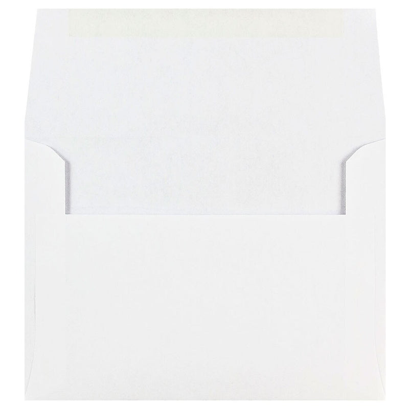 JAM Paper A6 Invitation Envelope, 4 3/4" x 6 1/2", White, 1000/Pack (31820B)