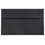 JAM Paper A9 Invitation Envelopes, 5.75 x 8.75, Black Linen, 25/Pack (900906807)