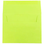 JAM Paper A6 Colored Invitation Envelopes, 4.75 x 6.5, Ultra Lime Green, Bulk 1000/Carton (52610B)