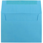 JAM Paper A7 Colored Invitation Envelopes, 5.25 x 7.25, Blue Recycled, Bulk 1000/Carton (54093B)