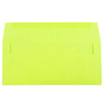 JAM Paper #10 Business Envelope, 4 1/8" x 9 1/2", Lime Green, 25/Pack (71091)