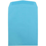 JAM Paper 9" x 12" Open End Catalog Colored Envelopes, Blue Recycled, 10/Pack (80386B)