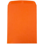 JAM Paper 9" x 12" Open End Catalog Colored Envelopes, Orange Recycled, 10/Pack (80410B)