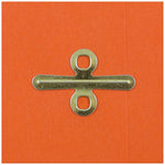 JAM Paper 9" x 12" Open End Catalog Colored Envelopes with Clasp Closure, Orange Recycled, 10/Pack (92938B)