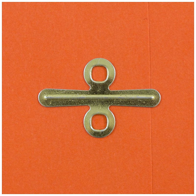 JAM Paper 9" x 12" Open End Catalog Colored Envelopes with Clasp Closure, Orange Recycled, 10/Pack (92938B)