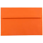 JAM Paper A7 Colored Invitation Envelopes, 5.25 x 7.25, Orange Recycled, Bulk 1000/Carton (95666B)