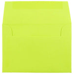 JAM Paper 4Bar A1 Colored Invitation Envelopes, 3.625 x 5.125, Ultra Lime Green, Bulk 1000/Carton (155438B)