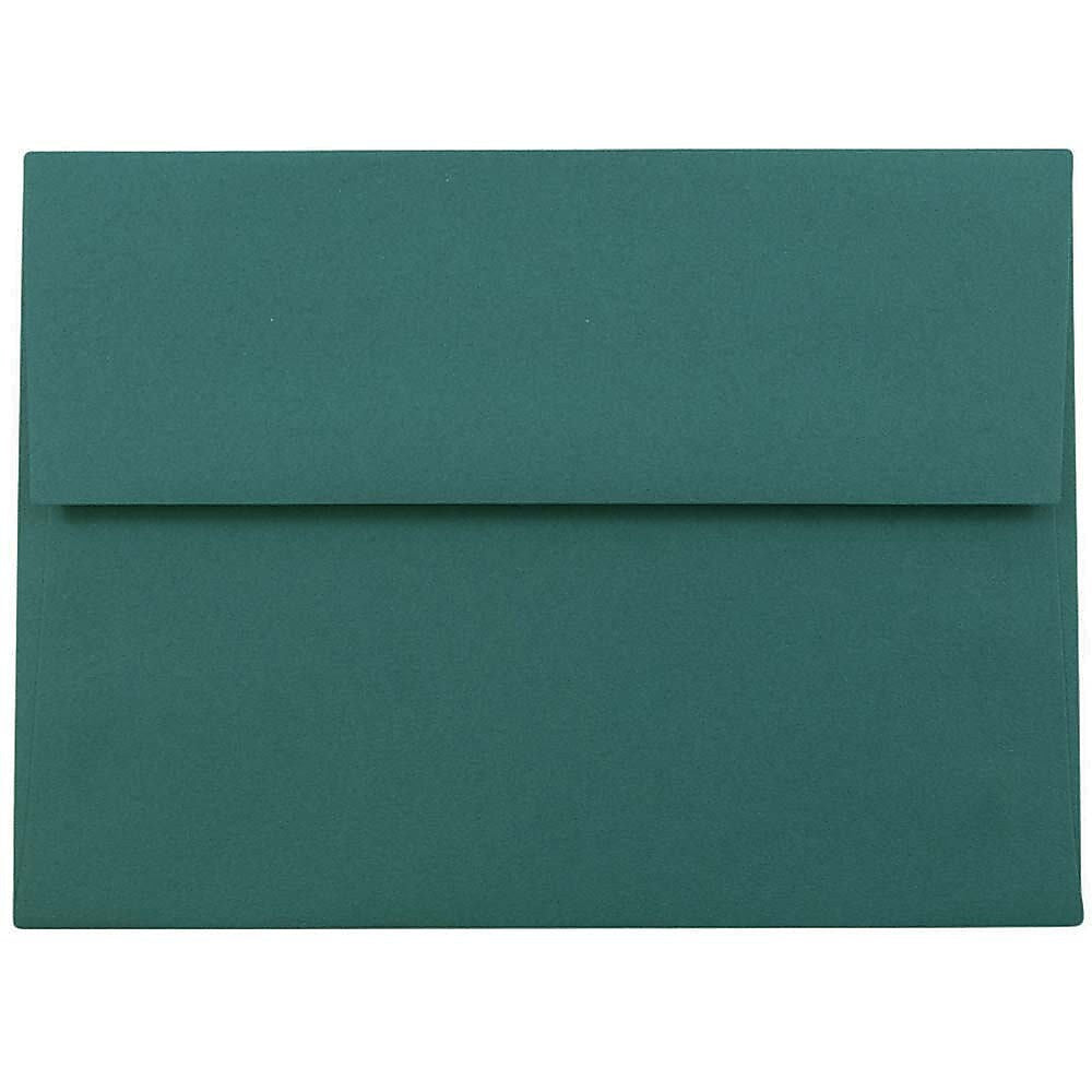 JAM Paper A6 Invitation Envelopes, 4.75 x 6.5, Teal, 25/Pack (157462)