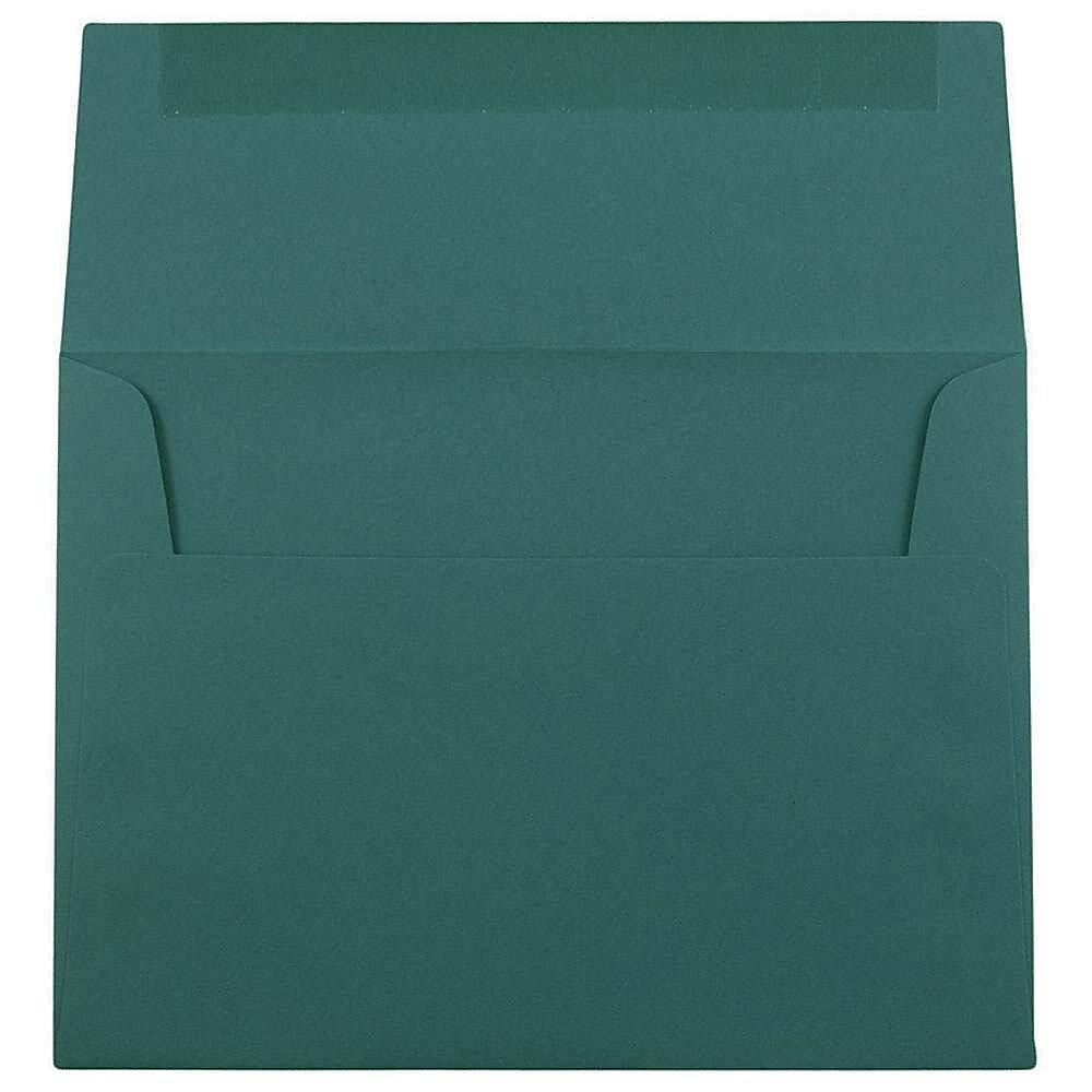 JAM Paper A6 Invitation Envelopes, 4.75 x 6.5, Teal, Bulk 1000/Carton (157462B)