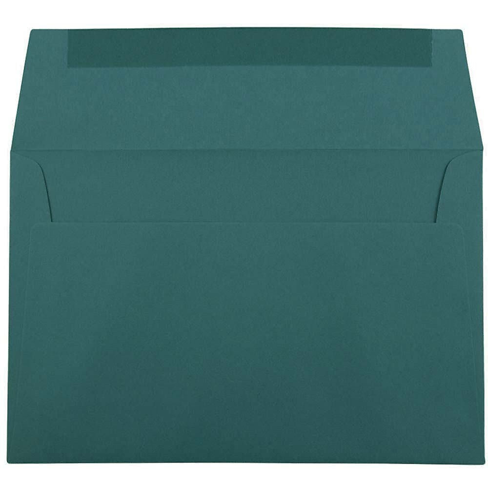 JAM Paper A9 Invitation Envelopes, 5.75 x 8.75, Teal, Bulk 1000/Carton (0157463B)