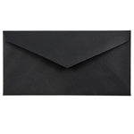 JAM Paper Monarch Envelopes, 3.875 x 7.5, Black Linen, Bulk 1000/Carton (317572B)