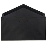 JAM Paper Monarch Envelopes, 3.875 x 7.5, Black Linen, Bulk 1000/Carton (317572B)