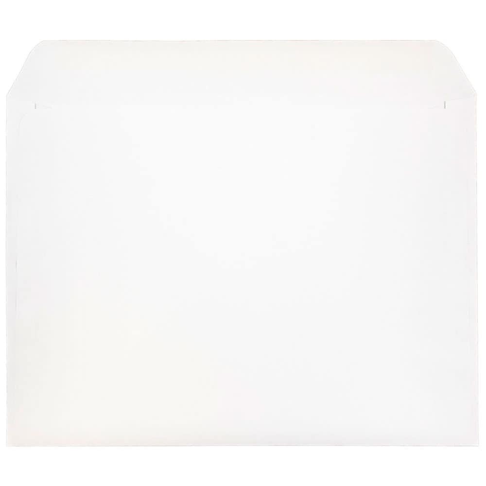 JAM Paper 9.5 x 12.625 Booklet Commercial Envelopes, White, Bulk 1000/Carton (04023221B)
