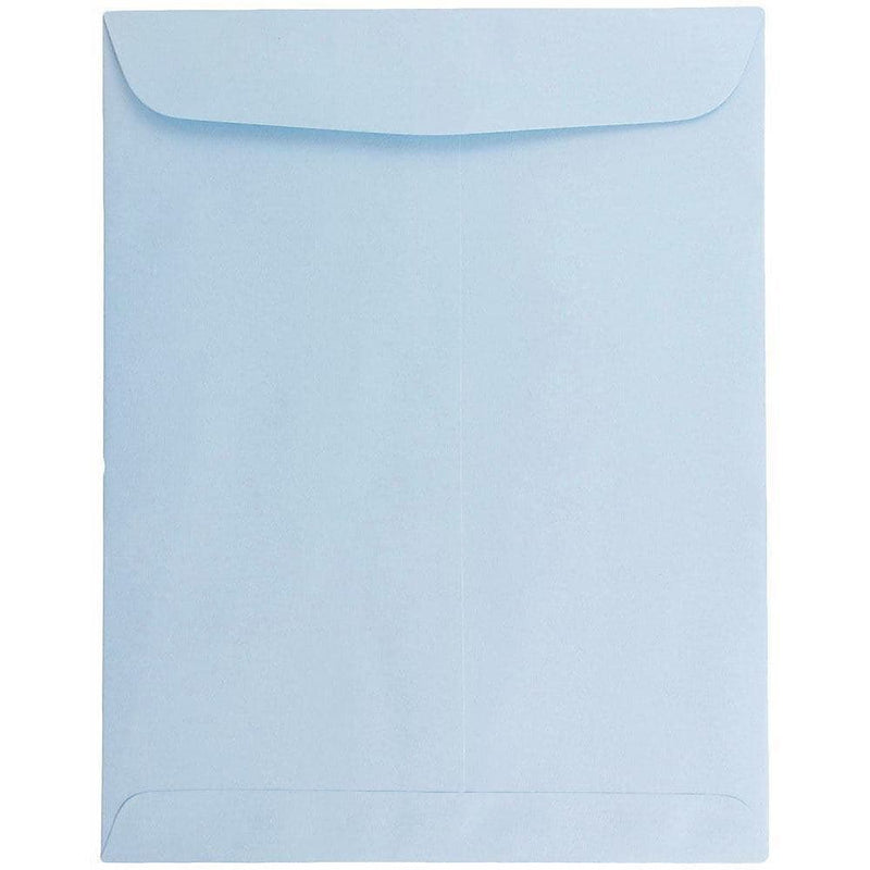 JAM Paper 10" x 13" Open End Catalog Envelopes, Baby Blue, 10/Pack (1286188B)
