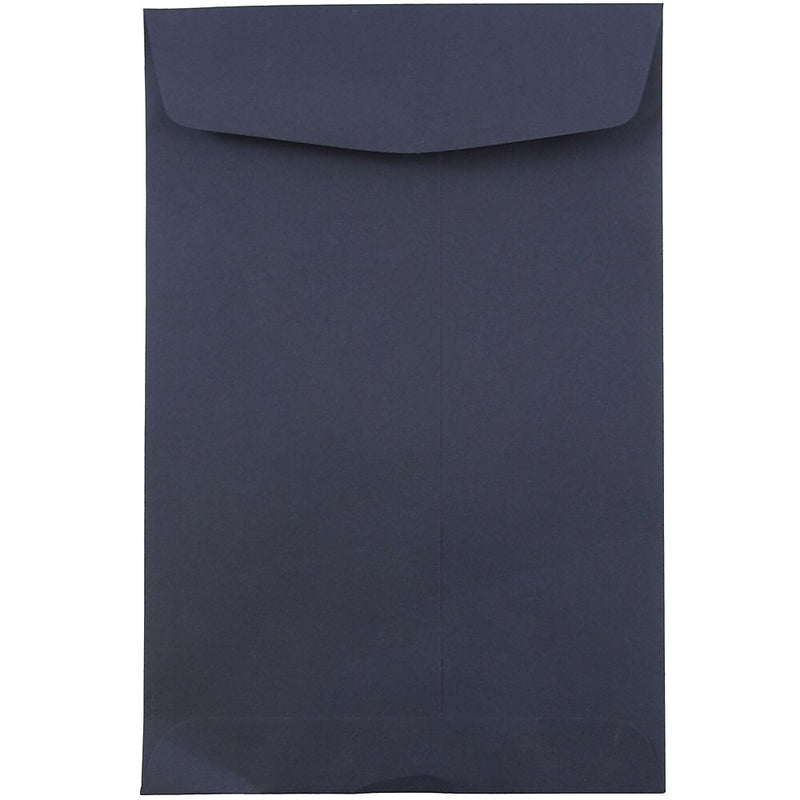 JAM Paper 6" x 9" Open End Catalog Envelopes, Navy Blue, 10/Pack (01287030C)
