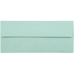JAM Paper #10 Business Envelope, 4 1/8" x 9 1/2", Aqua Blue, 25/Pack (1523976)