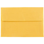 JAM Paper 4Bar A1 Translucent Vellum Invitation Envelopes, 3.625 x 5.125, Gold, 25/Pack (1591606)