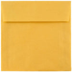 JAM Paper 8.5 x 8.5 Square Translucent Vellum Invitation Envelopes, Gold, 25/Pack (PACV597)