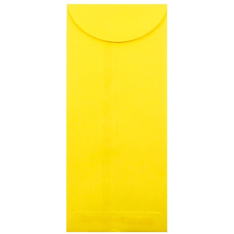 JAM Paper #12 Policy Business Colored Envelopes, 4.75 x 11, Yellow Recycled, 25/Pack (3156400)