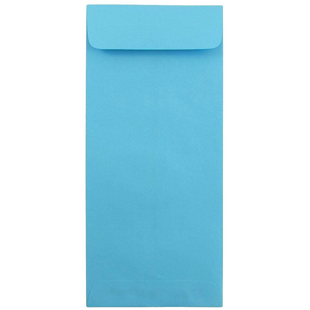 JAM Paper #12 Policy Business Colored Envelopes, 4.75 x 11, Blue Recycled, 25/Pack (3156401)