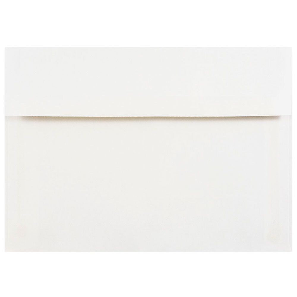 JAM Paper 3 7/8" x 8 1/8" Foil Lined Invitation Envelopes, White with Gold Lining, 25/pack (3243667)