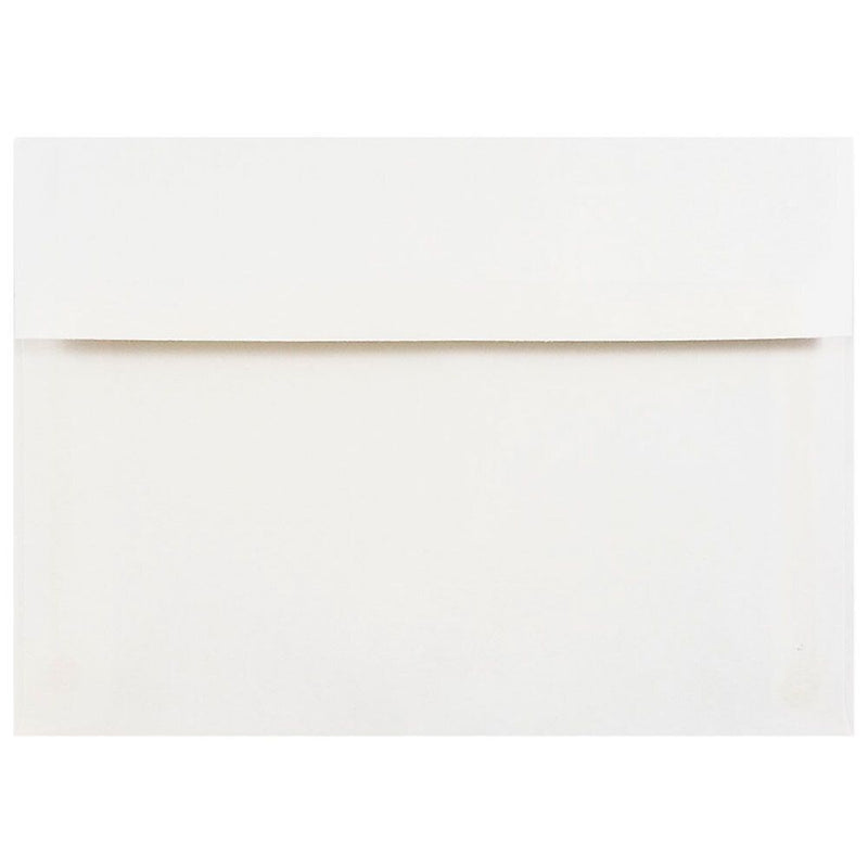 JAM Paper 3 7/8" x 8 1/8" Foil Lined Invitation Envelopes, White with Gold Lining, 25/pack (3243667)