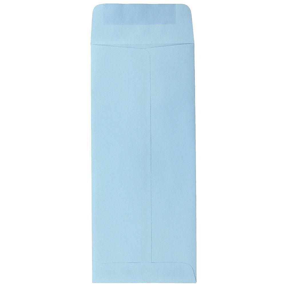 JAM Paper #10 Policy Business Envelopes, 4 1/8" x 9 1/2", Baby Blue, 25/Pack (3961300)