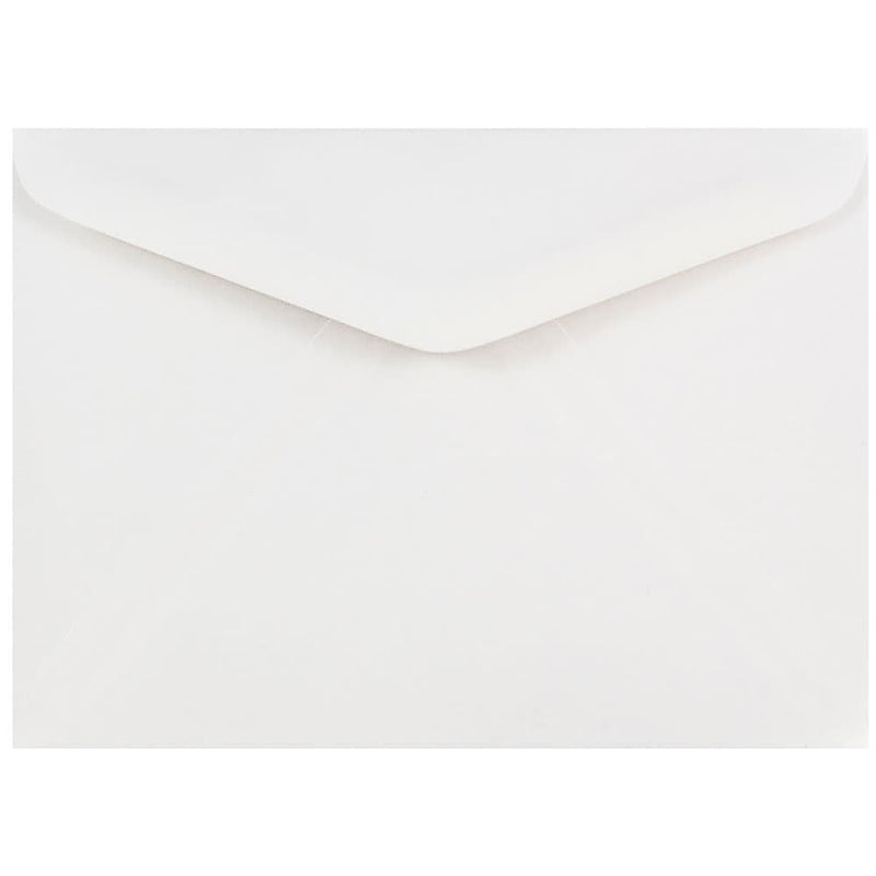 JAM Paper V-Flap A7 Invitation Envelope, 5 1/4" x 7 1/4", White, 1000/Carton (04023210B)
