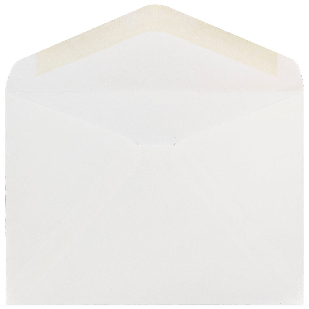 JAM Paper V-Flap A7 Invitation Envelope, 5 1/4" x 7 1/4", White, 1000/Carton (04023210B)