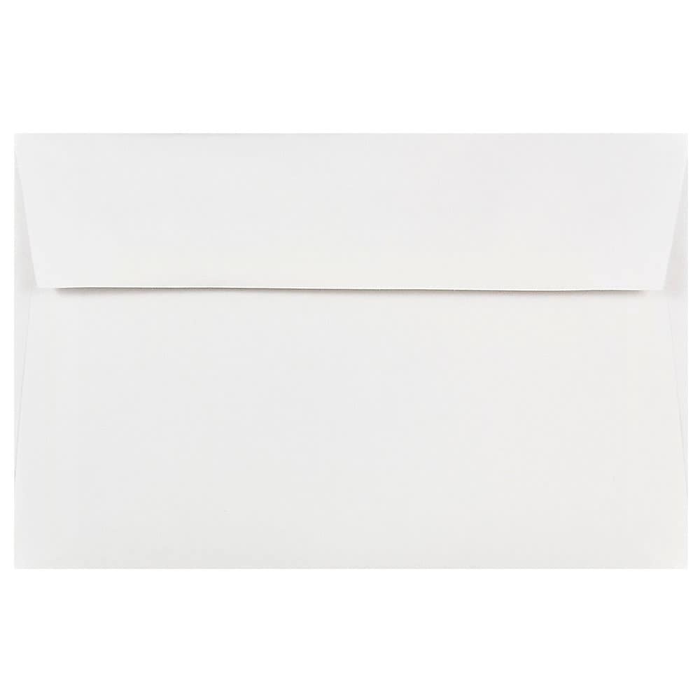 JAM Paper A9 Invitation Envelope, 5 3/4" x 8 3/4", White, 1000/Carton (04023213B)