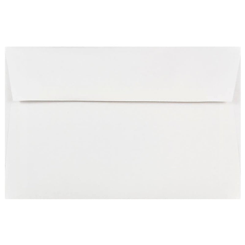 JAM Paper A9 Invitation Envelope, 5 3/4" x 8 3/4", White, 1000/Carton (04023213B)