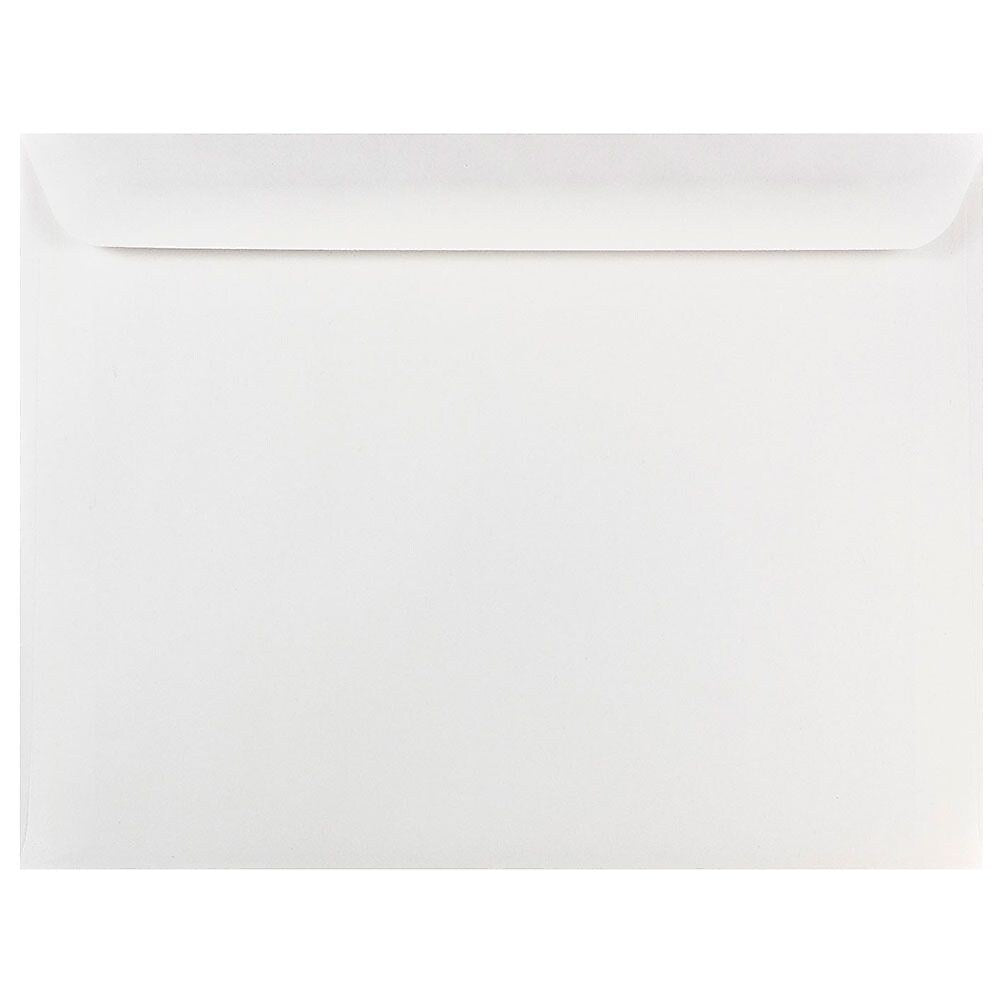 JAM Paper #13 Booklet Envelope, 10" x 13", White, 1000/Carton (04023222B)