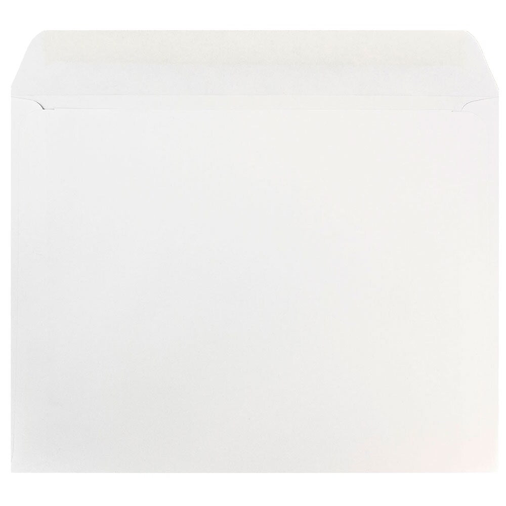 JAM Paper #13 Booklet Envelope, 10" x 13", White, 1000/Carton (04023222B)