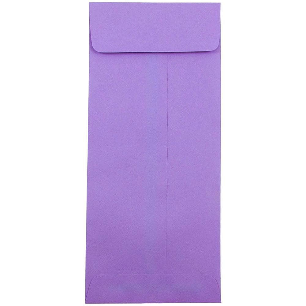JAM Paper #12 Policy Business Colored Envelopes, 4.75 x 11, Violet Purple Recycled, Bulk 1000/Carton (4156910B)