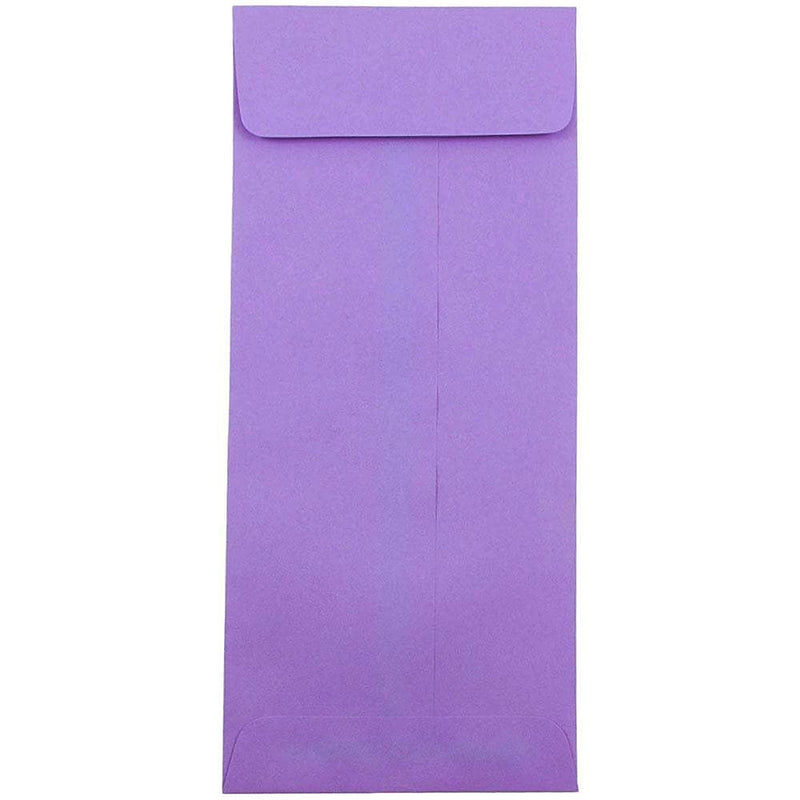 JAM Paper #12 Policy Business Colored Envelopes, 4.75 x 11, Violet Purple Recycled, Bulk 1000/Carton (4156910B)