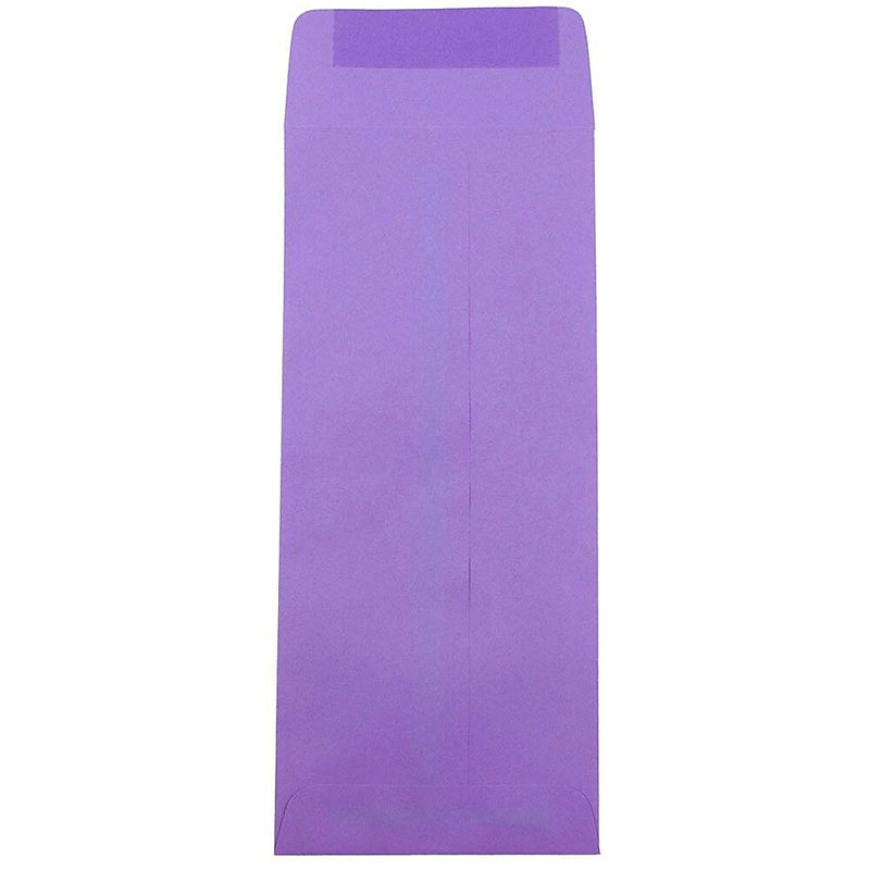 JAM Paper #12 Policy Business Colored Envelopes, 4.75 x 11, Violet Purple Recycled, Bulk 1000/Carton (4156910B)