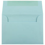 JAM Paper 4Bar A1 Invitation Envelopes, 3.625 x 5.125, Aqua Blue, Bulk 1000/Carton (5157439B)