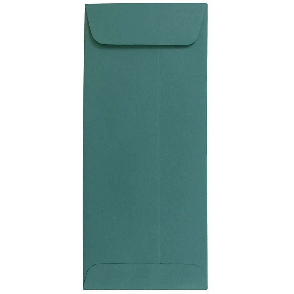 JAM Paper #10 Policy Business Envelopes, 4.125 x 9.5, Teal, Bulk 1000/Carton (21512995B)